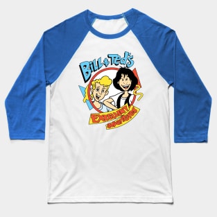 Bill & Ted's Excellent Adventure - Cartoon Baseball T-Shirt